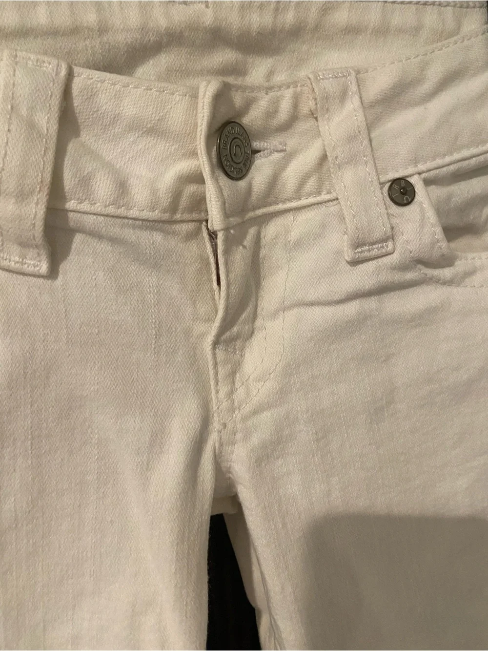 True Religion White Slim Jeans